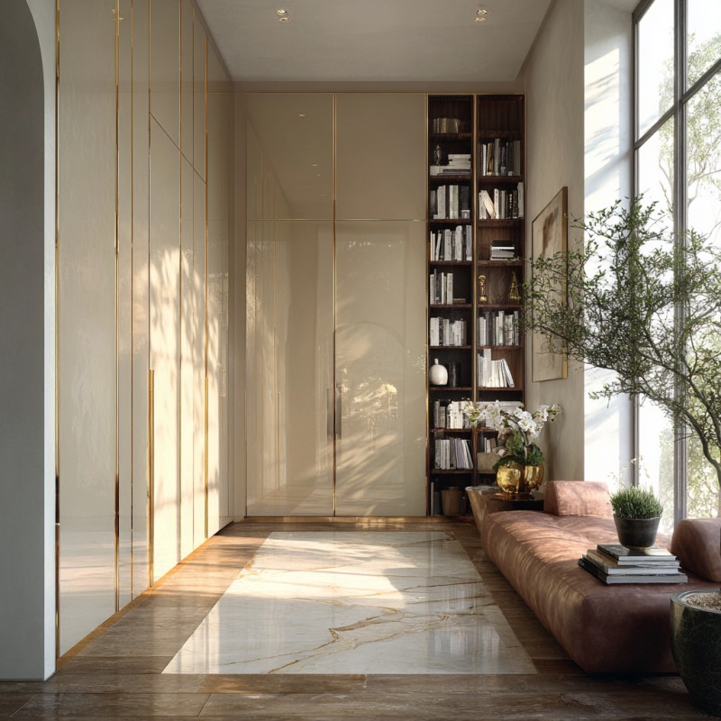 Walk-in Apartment Wardrobe Closet