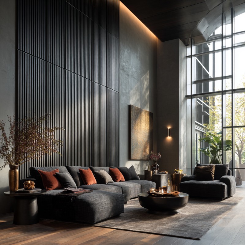 Modern Artistic Fluted Background Wall Panels